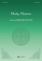 Molly Malone SATB choral sheet music cover